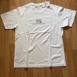 NEW PEACE FOR ALL Graphic T-Shirt | Haruki Murakami | UNIQLO | Size XL
